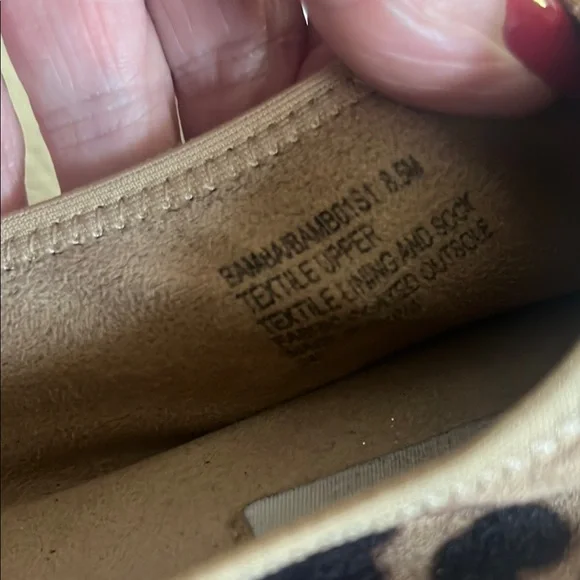 Steve Madden Leopard Print Flats Brown Tan - Picture 4 of 7